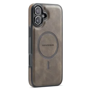 Удароустойчив калъф MAGKING K1 за iPhone 16, Кафе