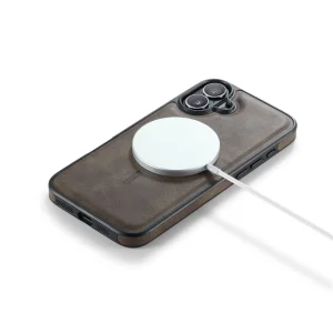 Shockproof case MAGKING K1 for iPhone 16, Brown 5