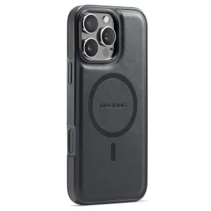 Удароустойчив калъф MAGKING K1 за iPhone 16 Pro, Черен