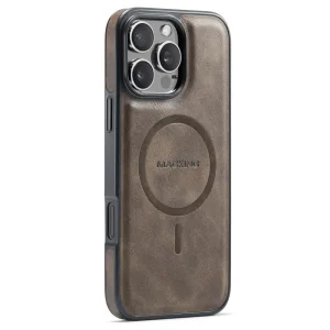 Удароустойчив калъф MAGKING K1 за iPhone 16 Pro, Кафе