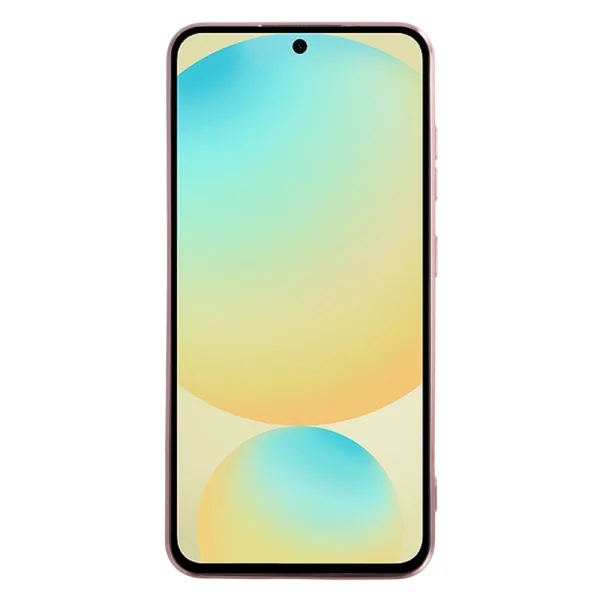 Силиконов калъф KADEM Flowers за Samsung Galaxy S25 Plus, Розово-златист 2