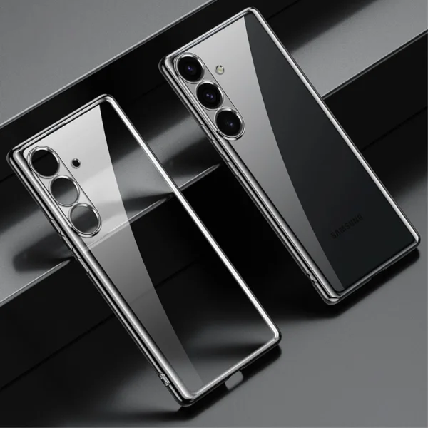Силиконов калъф SULADA за Samsung Galaxy S25 Plus, Черен 2