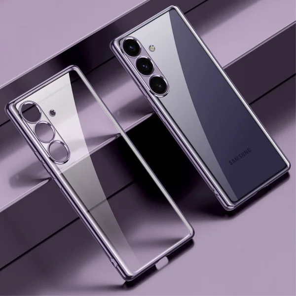 Силиконов калъф SULADA за Samsung Galaxy S25, Лилав 2