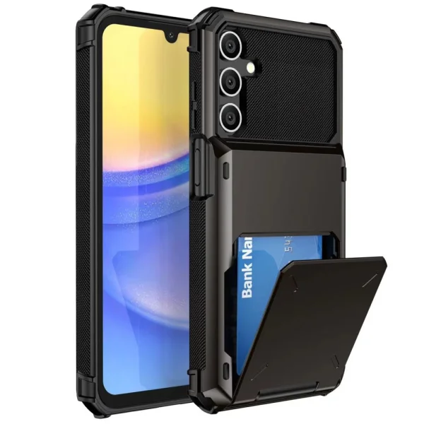 Удароустойчив калъф Dual Layer за Samsung Galaxy S25, Черен 1