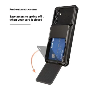 Удароустойчив калъф Dual Layer за Samsung Galaxy S25, Черен 3