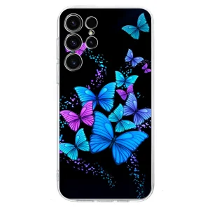 Silicone case for Samsung Galaxy S25 Ultra, Colorful Butterflies