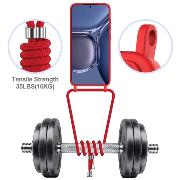 Силиконов калъф Card Holder за Samsung Galaxy S25, Червен 4