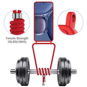 Силиконов калъф Card Holder за Samsung Galaxy S25, Червен 4