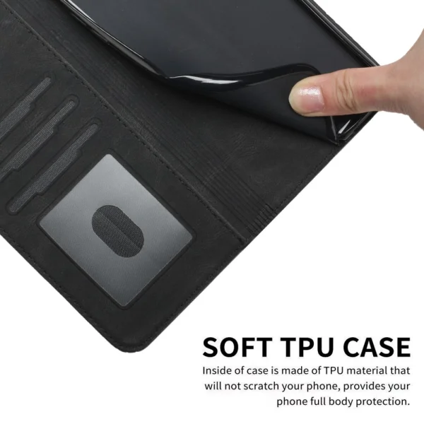 Wallet YX0010 Flip Case for Samsung Galaxy S25 Ultra, Black 5