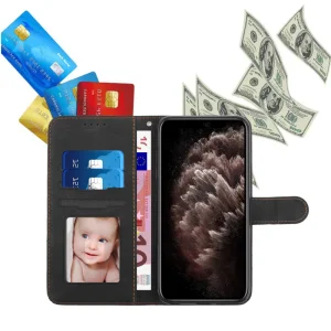 Калъф тефтер Wallet YX0010 за Samsung Galaxy S25 Plus, Черен 4