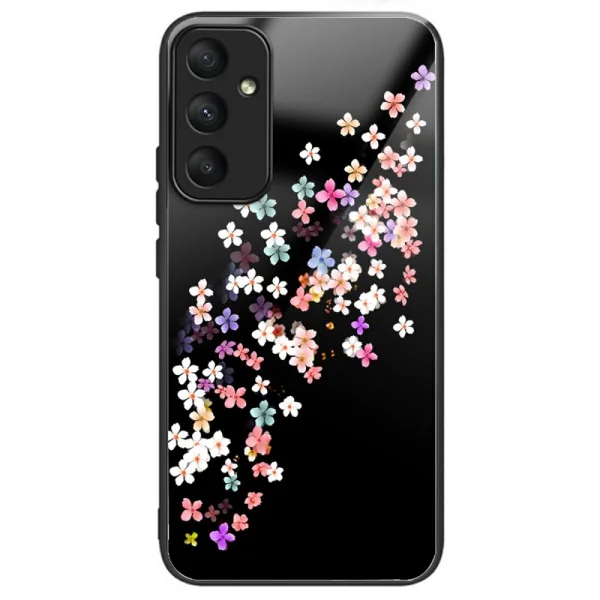 Удароустойчив калъф Glass Pattern за Samsung Galaxy A26 5G, Пъстри цветя 1