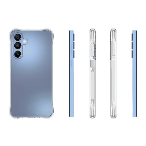 Силиконов калъф Non-Slip за Samsung Galaxy A26 5G, Прозрачен 4