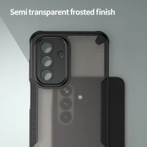 Удароустойчив калъф Hybrid Frosted за Samsung Galaxy A26 5G, Черен 5
