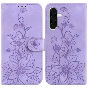 Калъф Тефтер Lily Flower за Samsung Galaxy A26 5G, Лилав