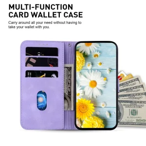 Калъф Тефтер Lily Flower за Samsung Galaxy A26 5G, Лилав 3