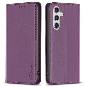 Калъф Тефтер BINFEN COLOR за Samsung Galaxy A26 5G, Тъмно лилав