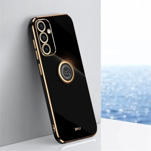 Силиконов калъф XINLI Kickstand за Samsung Galaxy A26 5G, Черен 2