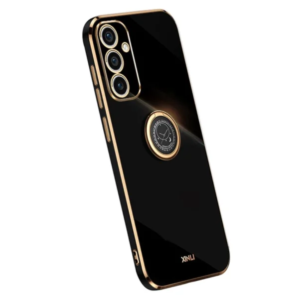 Силиконов калъф XINLI Kickstand за Samsung Galaxy A26 5G, Черен 1