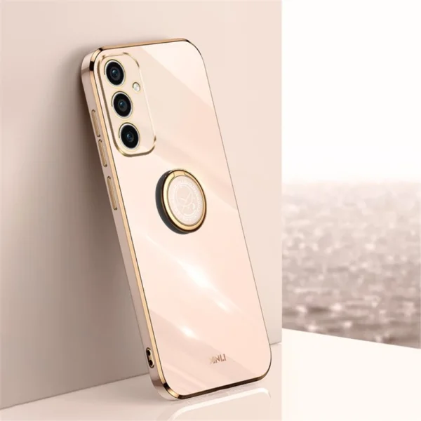 Силиконов калъф XINLI Kickstand за Samsung Galaxy A26 5G, Розов 2
