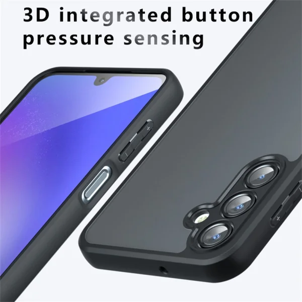Shockproof Matte Case for Samsung Galaxy A26 5G, Black 4
