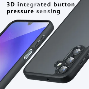 Shockproof Matte Case for Samsung Galaxy A26 5G, Black 4
