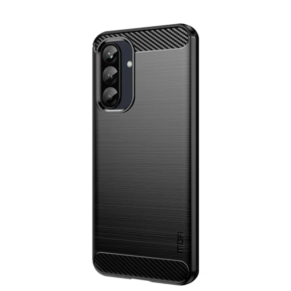 MOFI Carbon Silicone Case for Samsung Galaxy A26 5G, Black 1