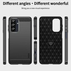 MOFI Carbon Silicone Case for Samsung Galaxy A26 5G, Black 3