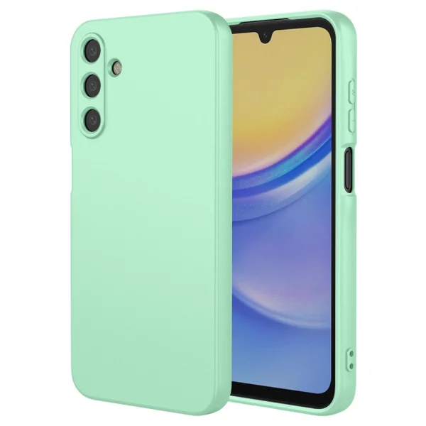Soft Matte Silicone Case for Samsung Galaxy A26 5G, Green 1