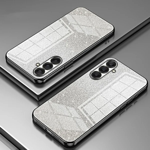 Силиконов калъф Electroplating Glitter за Samsung Galaxy A26 5G, Черен 2