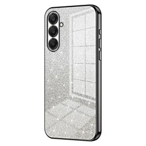 Силиконов калъф Electroplating Glitter за Samsung Galaxy A26 5G, Черен