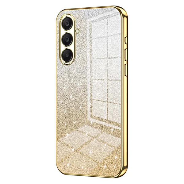 Силиконов калъф Electroplating Glitter за Samsung Galaxy A26 5G, Златист 1