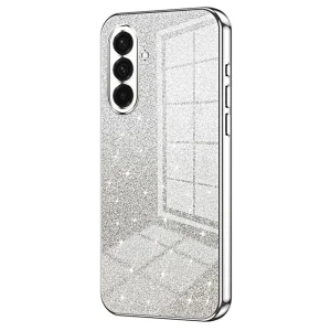 Силиконов калъф Electroplating Glitter за Samsung Galaxy A36 5G / A37 5G, Сребрист