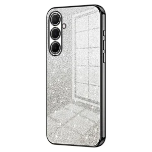 Силиконов калъф Electroplating Glitter за Samsung Galaxy A56 5G, Черен