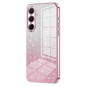 Силиконов калъф Electroplating Glitter за Samsung Galaxy A56 5G, Розов