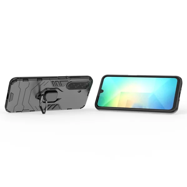 Shockproof Case Hybrid Cover for Samsung Galaxy A26 5G, Black 2