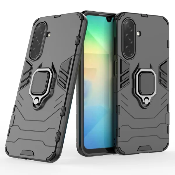 Shockproof Case Hybrid Cover for Samsung Galaxy A26 5G, Black 4