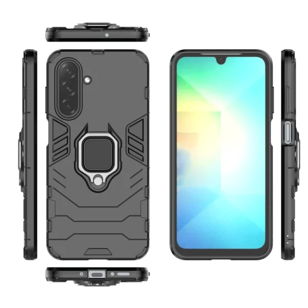 Shockproof Case Hybrid Cover for Samsung Galaxy A26 5G, Black 5