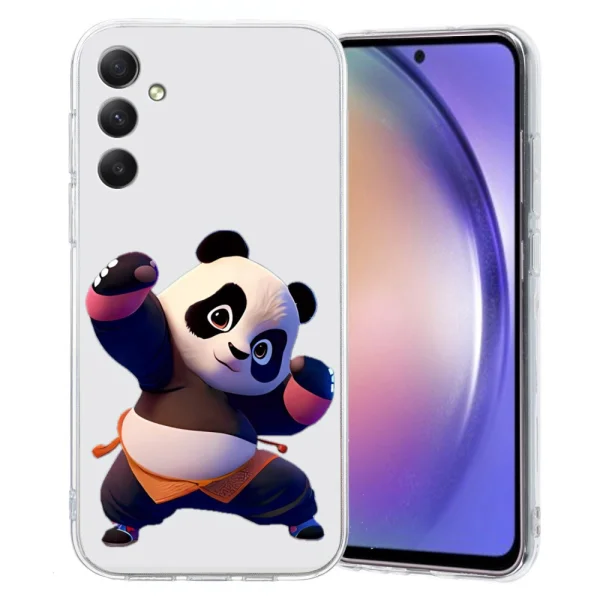 Silicone case for Samsung Galaxy A36 5G / A37 5G, Panda 3