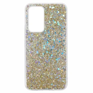 Shockproof case Glittery Design for Samsung Galaxy A36 5G / A37 5G, Gold 3