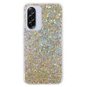 Удароустойчив калъф Glittery Design за Samsung Galaxy A36 5G / A37 5G, Златист