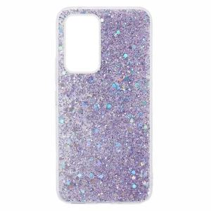 Shockproof case Glittery Design for Samsung Galaxy A36 5G / A37 5G, Purple 3