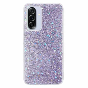 Удароустойчив калъф Glittery Design за Samsung Galaxy A36 5G / A37 5G, Лилав