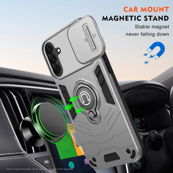 Shockproof case CamShield for Samsung Galaxy A36 5G / A37 5G, Gray 2