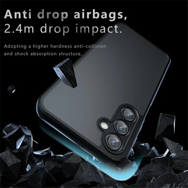 Shockproof Matte Case for Samsung Galaxy A36 5G / A37 5G, Black 5