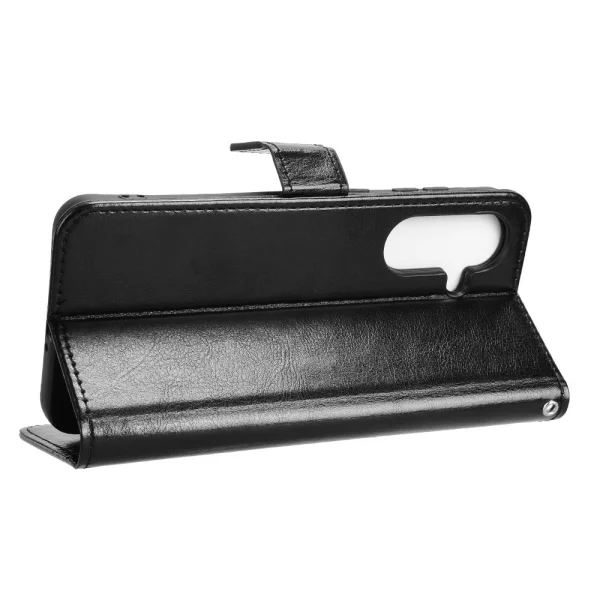 Crazy Horse Wallet Case for Samsung Galaxy A36 5G / A37 5G, Black 3