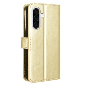 Калъф Тефтер Crazy Horse за Samsung Galaxy A36 5G / A37 5G, Златист 5