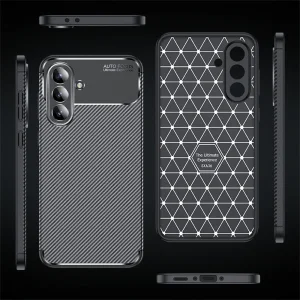 Силиконов Калъф Carbon Fiber Texture за Samsung Galaxy A36 5G / A37 5G, Черен 4