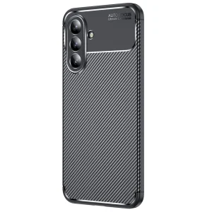 Силиконов Калъф Carbon Fiber Texture за Samsung Galaxy A36 5G / A37 5G, Черен