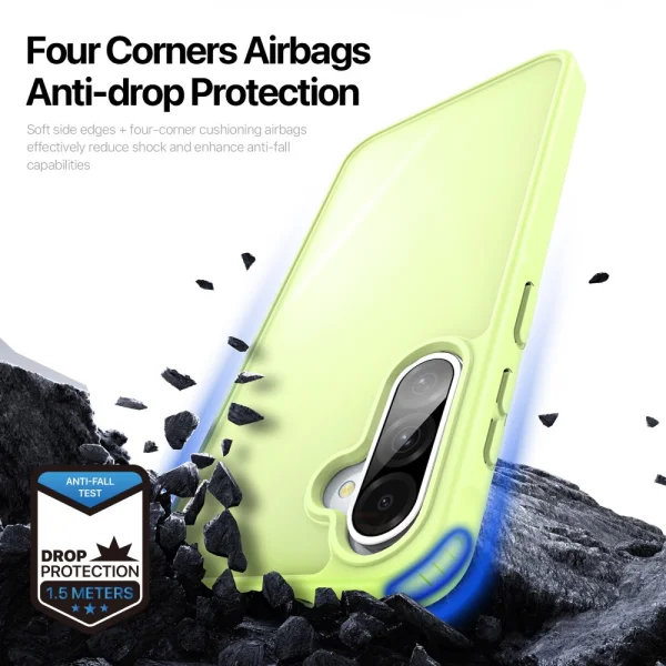 Удароустойчив калъф DUX DUCIS Yind Matte за Samsung Galaxy A36 5G / A56 5G / A37 5G, Зелен 5