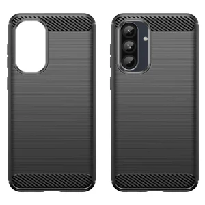 Силиконов калъф Carbon Fibre за Samsung Galaxy A56 5G, Черен 3